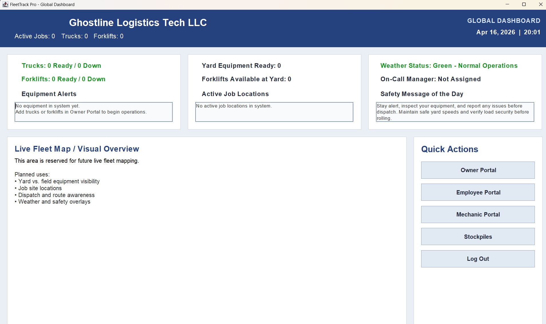 Dashboard UI