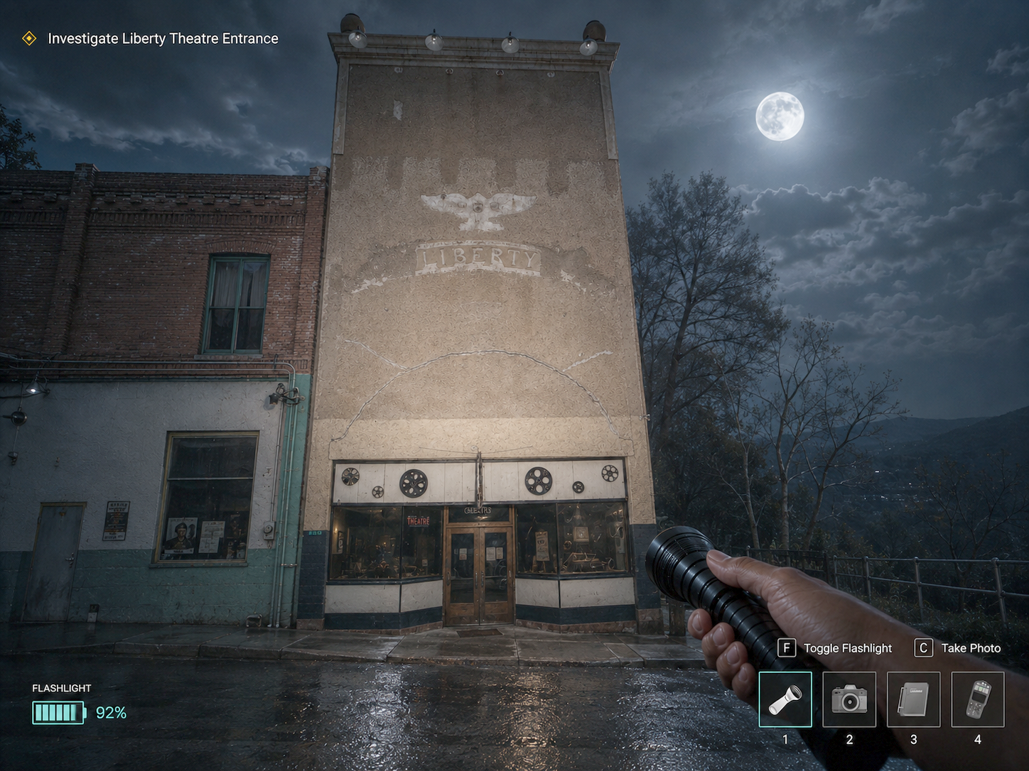 Game render of Liberty Theatre
