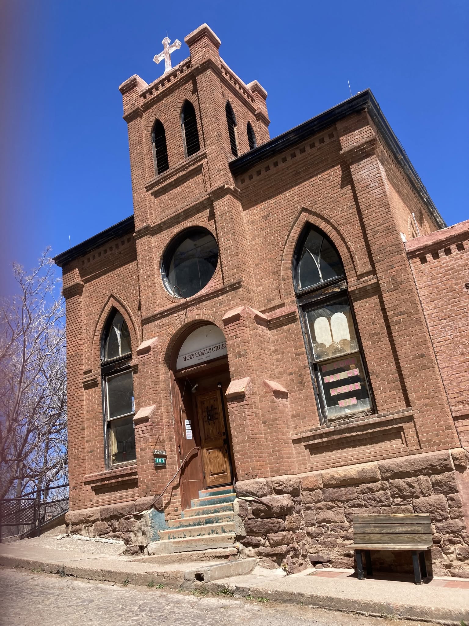 Real-world photograph of the Jerome Episcopal Christ Church