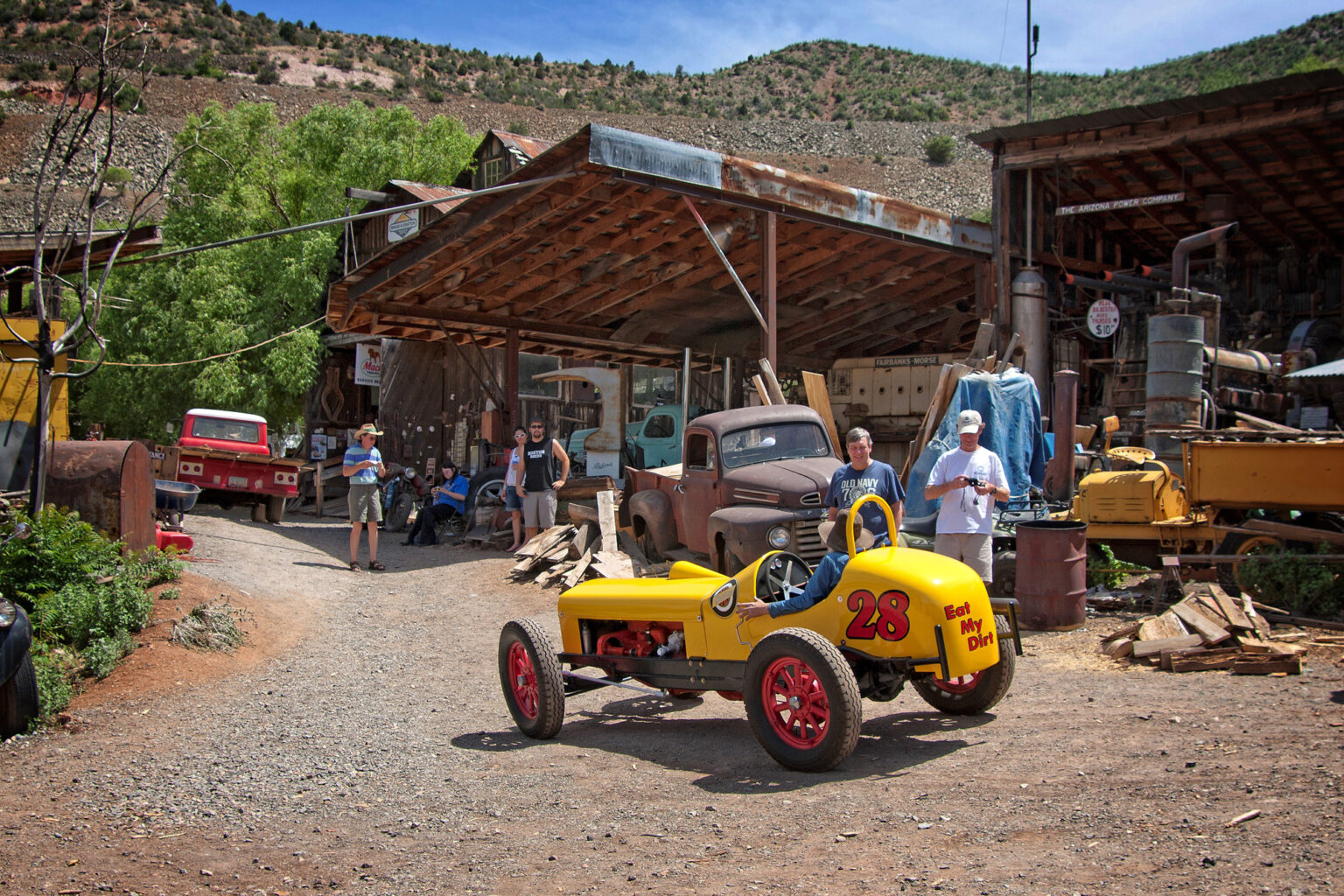 Real-world photograph of Gold King Mine and Ghost Town